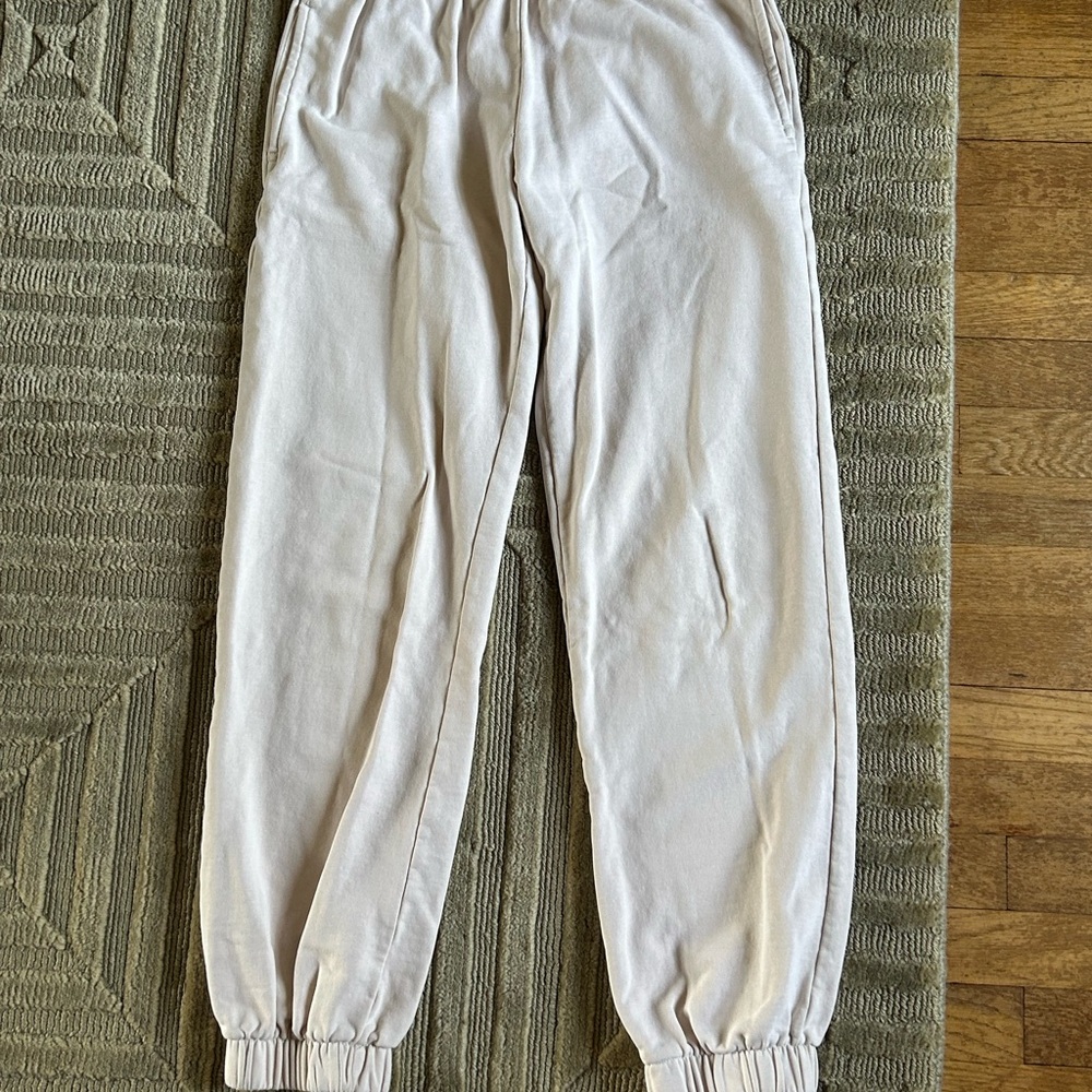 Brandy Melville Off-White Joggers